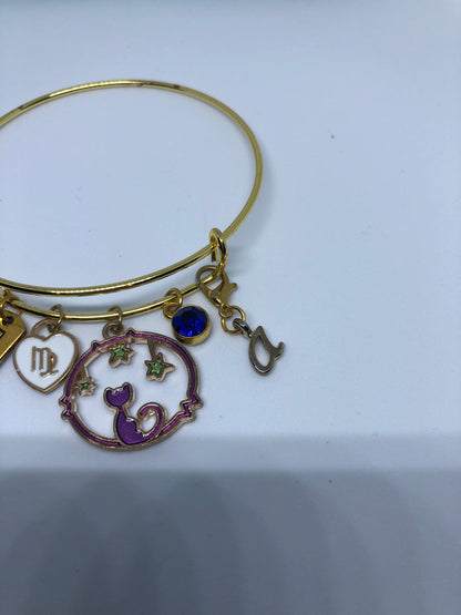 Celestial Kitty Charm Bracelet